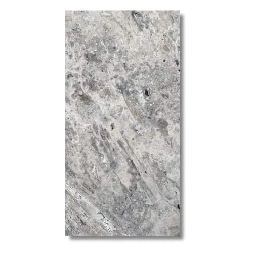 Przejdź do produktu Trawertyn Silver Latte Greige Bębnowany 40,6x61x3 cm