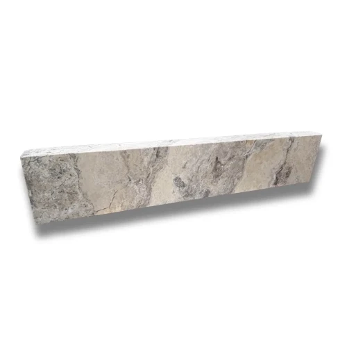 Przejdź do produktu Trawertyn Obrzeże Silver Latte Greige Bębnowany Szlif 100x20x6 | Opornik