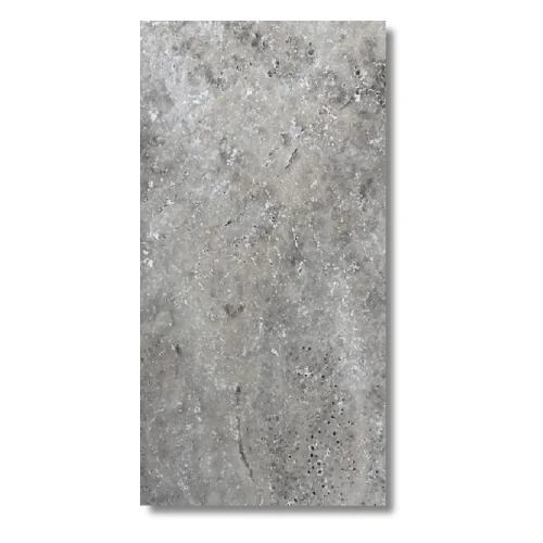 Przejdź do produktu Trawertyn Silver Premium Bębnowany Szlif 61x40,6x1,2 cm