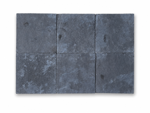 Przejdź do produktu Płytka Kadappa Black Limestone Pół-szlifowana Bębnowana 20x20x1,5 cm