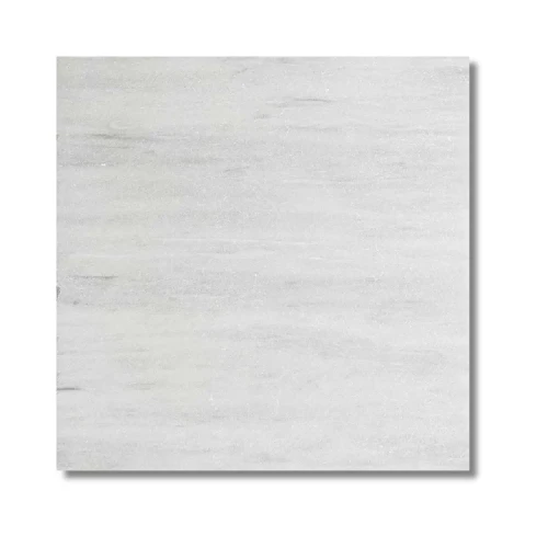 Przejdź do produktu Płytka marmurowa Bębnowana Ice White 30,5x30,5x1 cm