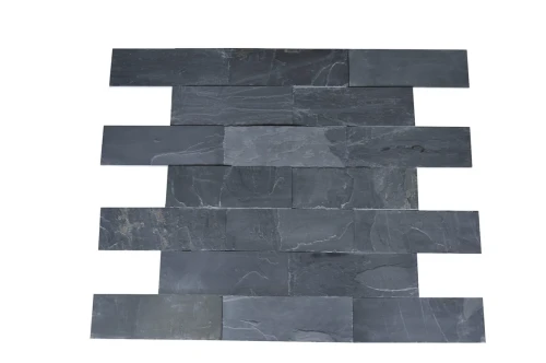 Przejdź do produktu Kamień elewacyjny-dekoracyjny łupek Black Slate 7x50 cm