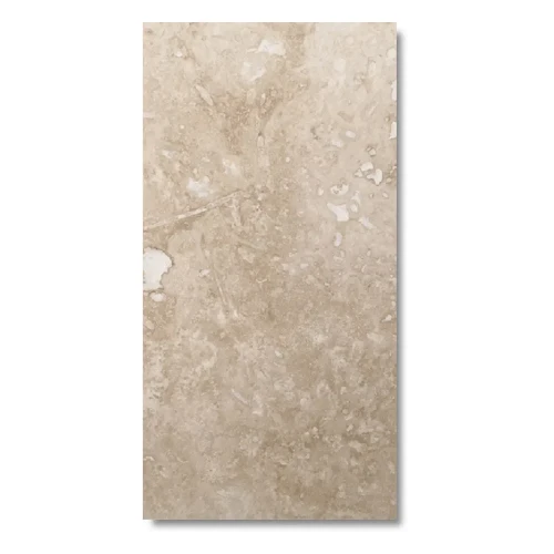 Przejdź do produktu Trawertyn 12mm Light Com Bębnowany 40,6x61x1,2 cm