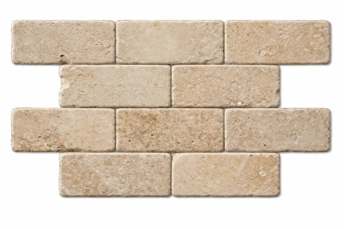 Przejdź do produktu Kamień dekoracyjny trawertyn Light Bębnowany 7,5x15x1 cm