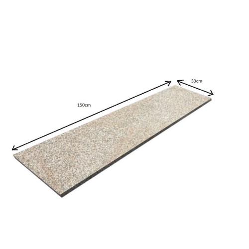 Przejdź do produktu Stopnica granitowa płomieniowana G682 150x33x2