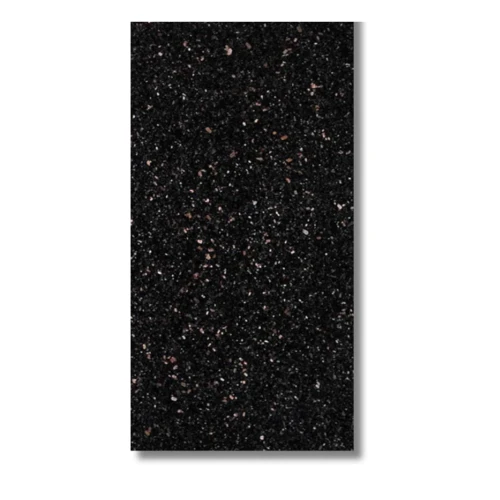 Przejdź do produktu Płytka granitowa polerowana Black Galaxy 61x30,5x1 cm