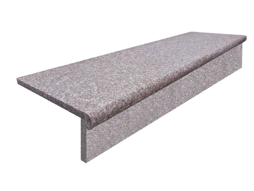Przejdź do produktu Zestaw Stopnica - Stopień + podstopień granitowy G664 135x35x2+2 Bullnose